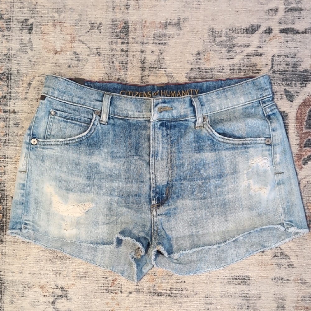 Citizens of Humanity Light Blue Denim Shorts